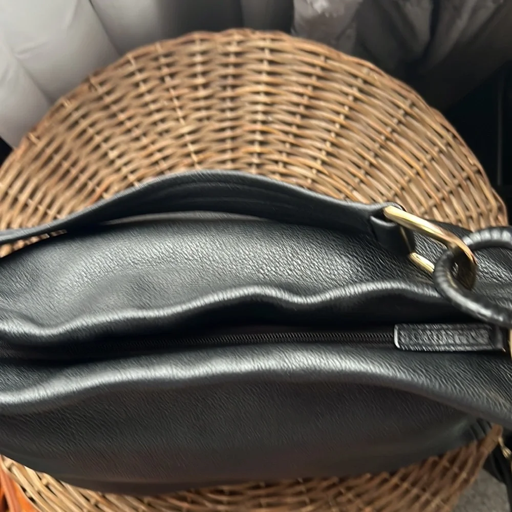 Michael Kors Black Leather Hobo Bag